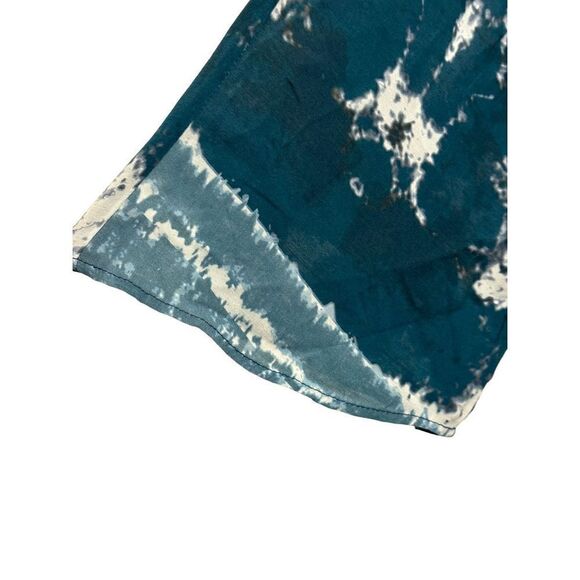 Zara Xsmall oversized Mini Tie-Dye Dress - Blue - Picture 12 of 16